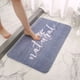 thumbnail image 3 of Alfombra absorbente para suelo de baño azul 40x60cm ER, 3 of 5