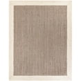 thumbnail image 2 of 4x9 Ft Gray & White Jute Area Rug, Hand-Woven, Reversible, Farmhouse Boho Style, Durable & Pet-Friendly Rug for Living Room, Dining Room, and Bedroom, 2 of 5