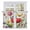 Red, variant on Spring Floral Tier Curtains, Colorful Tulip Butterfly Botanical Elegant Light Filtering Kitchen Curtains, 2Pcs Rod Pocket Half Window Treatments Panels for Sink Cafe Cabinet Basement 27.5x45 Inches