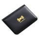 thumbnail image 2 of Cartera de cuero delgada con tarjetero para mujer Macarena Cartera del titular de la tarjeta Negro 10,2x7,2 cm, 2 of 7