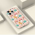 thumbnail image 4 of Proteja su dispositivo con estilo: Estuche plateado colorido de doble capa mate con diseño gráfico moderno para iPhone 15 Pro Max 14 13 12 Pro 11, 4 of 4
