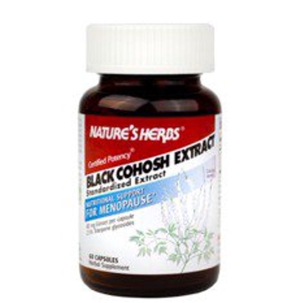 Black Cohosh Extract Nature's Herbs 60 Caps