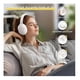 thumbnail image 5 of Moreka Bl018 Auriculares Con Cancelación Activa De Ruido, Auriculares Inalámbricos Bluetooth 5.3 Con Diadema Plegables, 19 Horas De Tiempo De Reproducción Compatible Con Ios/android-blanco, 5 of 8