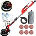 thumbnail image 2 of Drywall Sander 850W, Variable Speed 800-1750 RPM, Foldable Sheetrock Sander with Telescope Handle, LED Strip Light, Vacuum Bag & Gloves Heavy Duty Power Tools, 2 of 9