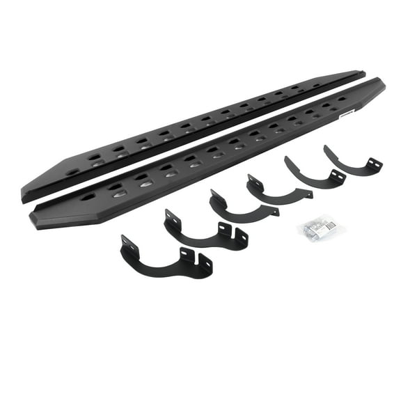 Go Rhino 69442568SPC RB20 Slim Line Running Boards with Mounting Brackets Kit For 14-23 4Runner Fits select: 2014-2022 TOYOTA 4RUNNER