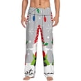 thumbnail image 2 of Lsque Merry Christmas Gnome1 Print Men's Pajama Pants, Lounge Pant - Comfortable Home Wear,Elastic Waistband, Stylish Design-X-Large, 2 of 9