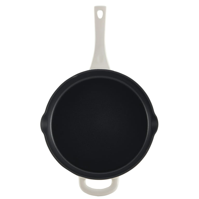 Ayesha Curry 10748 Porcelain Enamel Nonstick Covered Deep Skillet with  Helper Handle, 12 in., 1 - Fry's Food Stores