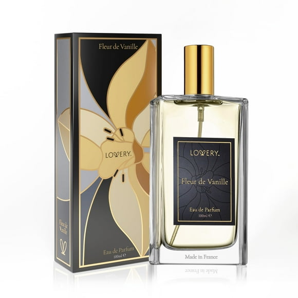 Lovery Pure Vanilla Perfume para mujer 3.4 Fl Oz Perfumes para mujer Eau de Parfum de larga duración, fragancia floral dulce y limpia Regalos de cumpleaños para mamá, novia, esposa Hecho en Fran