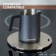 thumbnail image 3 of Jarra Subminimal FlowTip, Olla Calentadora de Leche para Cocina, Jarra para Espumar Leche para Café al Estilo Barista, Negro, 3 of 3