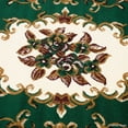 thumbnail image 3 of Allstar Rugs Allstar Woven Persian Flower Western Rug Hunter Green 5' 2"x7' 0" 5' x 8', 3 of 5