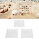 thumbnail image 5 of Baratija Decorativa De Estrella De Mar De Concha Marina, Vitrina Decorativa De Concha Marina Portátil, Soporte De Piedras Magnéticas De 3 Piezas Para Cuentas Para Niñas, 5 of 7