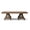 Brown, variant on Hawthorne 48" Solid Reclaimed Elm Rectangular Trestle Coffee Table Heritage Light Natural Brown