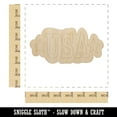 thumbnail image 2 of USA with Stars Patriotic Fun Text Wood Shape Unfinished Piece Cutout Craft DIY Projects - 6.25 Inch Size - 1/8 Inch Thick, 2 of 7