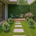 thumbnail image 6 of 30" Artificial Cypress Topiary Ball Trees with Ground Spike, Set of 2 Artificial Shrubs Bushes Fake Evergreen Plants UV Resistant for Indoor Outdoor Front Porch Garden Decor, 6 of 7
