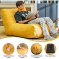 thumbnail image 4 of Hmlinktt Bean Bag Chair, Memory Foam Bean Bag Sofa for Living Room, Bedroom & Office, Ultra-Soft Floor Seating, 4 of 8