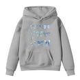thumbnail image 4 of Byoo Toddler Girls Hoodie Bow Prints Hooded Sweatshirt Casual Long Sleeve Pullover Hoodies, 4 of 4