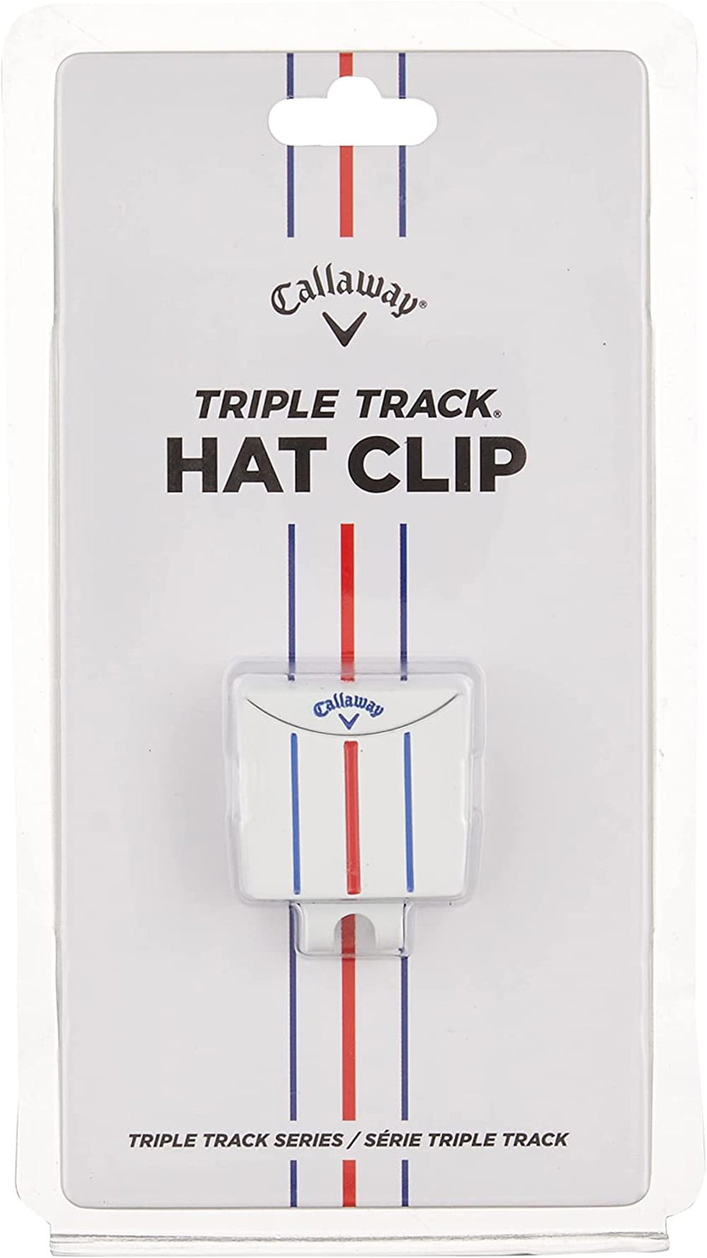 NEW Callaway Golf Triple Track White/Red/Blue Hat Clip Ball Marker