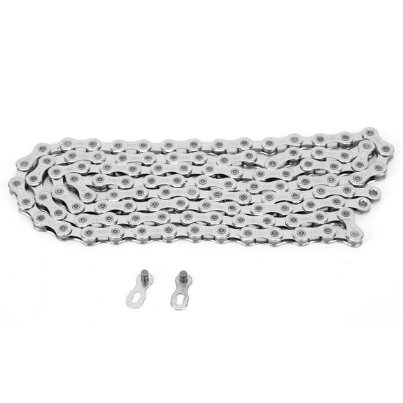 Amonsee Steel  Chain, 10 Speed  Chain for Mountain  Silver