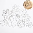 thumbnail image 4 of Giaone Vintage Irregular Flower Pendant Necklace Handmade Hollow Flower Beads DIY, 4 of 10