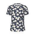 thumbnail image 6 of Rocae Daisies Flowers for Men's Mesh Quick-Dry Short Sleeve Workout T-Shirt,Mens Crew Neck Tee Lightweight Soft Classic T Shirts XX-Large, 6 of 9