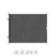 thumbnail image 2 of PVC Pet Gate Fence | Retractable Transparent Jump Proof Barrier | No Drill Installation | Strong Clips & Double Row Snap | Expandable Length 49.21in | Black PVC | 1 Pack, 2 of 6