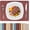 Crimson Red, variant on PROMATTOO Round Floral Embossed Placemats Set of 6,Faux Leather Waterproof Dining Mat,Mint Green