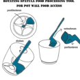 thumbnail image 5 of Kitchen Scraper Rotating Spatula Thermomix Food Utensil Rotary Tools, 5 of 5