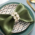 thumbnail image 6 of Sparkly Beads Napkin Rings Handmade Table Dinner Napkin Holders For Wedding Centerpieces Festival Celebration, 6 of 6