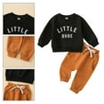 thumbnail image 2 of 100CM Vert Bébé Bambin Automne Hiver Tenues Imprimé Sweat-Shirts à Manches Longues M8 W6G6, 2 of 9