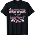 thumbnail image 1 of Brother Of The Birthday Girl Mouse Family Matching T-Shirt - Black - S, 1 of 2