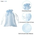 thumbnail image 3 of REGALWOVEN Satin Bags with Drawstring, Wedding Favor Bags Gift Packaging Sky Blue, Light Green, Light Purple, 3 of 6