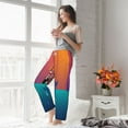 thumbnail image 4 of Uemuo Lighthouse and Whale Pattern Women's Wide Leg Palazzo Lounge Pants with Pockets Light Weight Loose Comfy Casual Pajama Pants-Medium, 4 of 9
