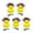 B, variant on Soumake 5Pcs Little Yellow Duck Decor Hairpin Cute Plush Duck Hair Clip Girl Spring Hair Pin Headdress Funny Christmas Gift Fashion