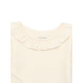 thumbnail image 2 of Garanimals Toddler Girls’ Ribbed Ruffle Neck Top with Long Sleeves, Sizes 18M-5T, 2 of 3