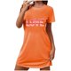 thumbnail image 2 of TaTaai Oversized Printed Nightshirt for Women, Soft Short Sleeve Nightgown, Breathable Sleep Dress, Casual Loungewear Top Gift, 2 of 4