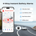 thumbnail image 2 of AUME 4G LTE GPS Vehicle Tracker - 10000mAh 6-Month Battery Strong Magnetic Real-Time Tracker with 90-Day Location History, Global Coverage, 2 of 7