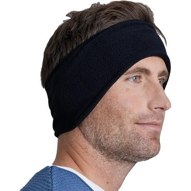 Tough Headwear Fleece Ear Warmer Headband - Cold Weather Running Ear Muffs for Cycling Sports - for Men and Women