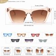 thumbnail image 4 of Ubiuo Square Cat Eye Sunglasses For Women Fashion Vintage Trendy Cateye Sunglasses For Women Black, 4 of 4