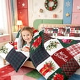 thumbnail image 4 of Manfei Cute Ball 7-Piece King Bedding,Christmas Winter Festive King Bed in a Bag,Xmas Reversible, 4 of 7
