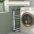 thumbnail image 6 of Gymax Folding Clothes Drying Rack 2-Tier Metal Laundry Drying Rack Laundry Drying Rack, 6 of 10
