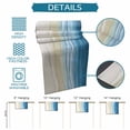 thumbnail image 6 of Haze Blue Summer Beach Table Runner 60 Inches, Nautical Coastal Beige Seaside Bed Runner Dresser Scarves Tabletop for Indoor Outdoor Parties/Ceremony/Banquet, 13" x 60", 6 of 8