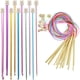 thumbnail image 1 of Juego de 23 agujas de crochet tunecinas, incluye cable de plástico, aguja de crochet afgana y aluminio afgano tunecino, 1 of 5