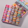 thumbnail image 2 of Lote de 100 diademas para niña, gomas elásticas de Color caramelo para el pelo, accesorios para el cabello para bebé, 2 of 4