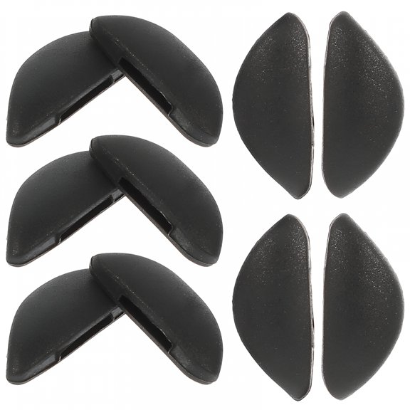 VANIDO 10 Pairs of Eyeglass Nose Pads Silicone Nose Pads for Glasses Anti-slip Glasses Nose Pads 0.67x0.28x0.28in