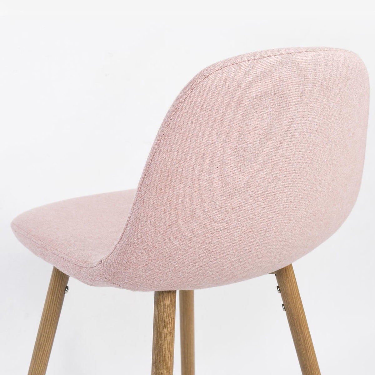 Kepooman 36" Modern Design Bar Stools Set of 2, Ergonomic Linen Armless Counter Height Barstool for Bar Counter, Home and Kitchen Island, Pink Kepooman 36" Modern Design Bar Stools Set of 2, Ergonomic Linen Armless Counter Height Barstool for Bar Counter, Home and Kitchen Island, Pink