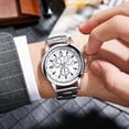 thumbnail image 3 of Reloj de cuarzo Modia Chen Long 68 con correa de acero de 40 mm, 3 of 4