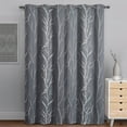 thumbnail image 2 of VCNY Home Kingdom Grey Branch Grommet Blackout Curtain, 40" x 95", 2 of 5