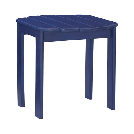 Linon Adirondack Oval End Table, Blue