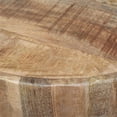 thumbnail image 3 of Casartis Living Arbor Transitional Wood Log Pedestal End Table in Brown, 3 of 5