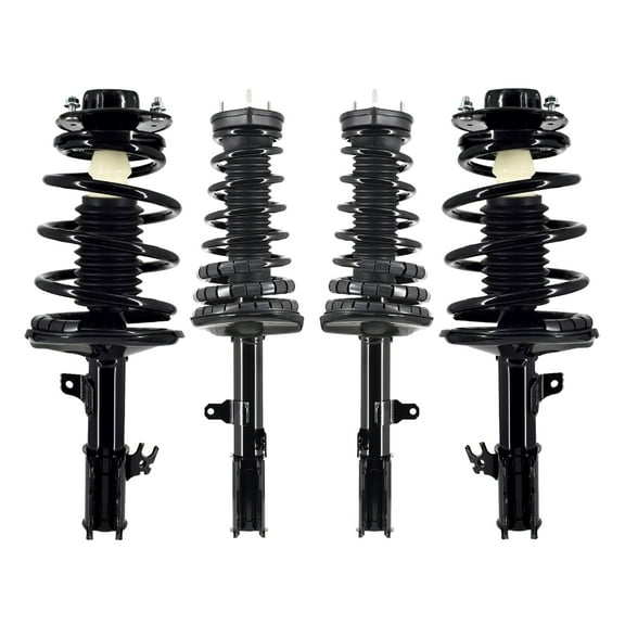 Front - Rear Set of 4 Quick Complete Strut-Coil Spring For 1997-2001 Lexus ES300